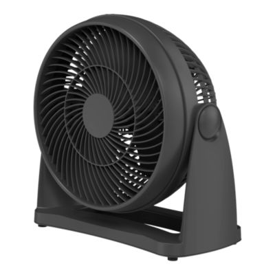 Ventilateur mini 3 vitesses noir 28 cm
