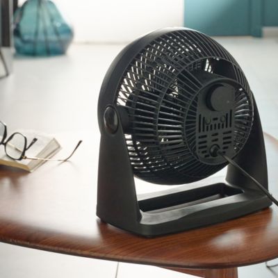 Ventilateur mini 3 vitesses noir 28 cm
