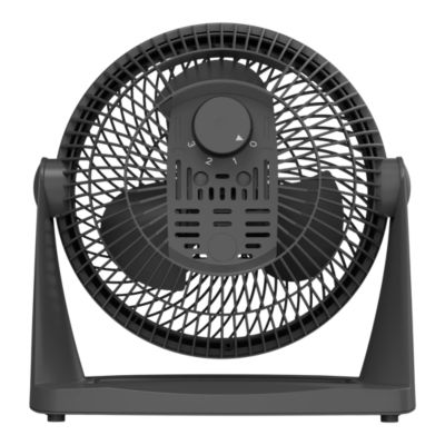 Ventilateur mini 3 vitesses noir 28 cm
