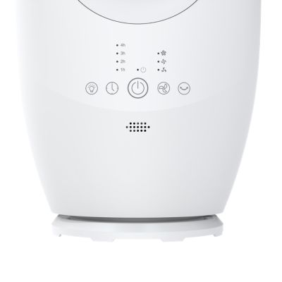 Ventilateur mobile blanc avec led 45W 61dB(A)