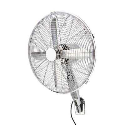 Ventilateur Mural Zf 1602rw 2 Oscillation A 86 3 Vitesses Argent Castorama