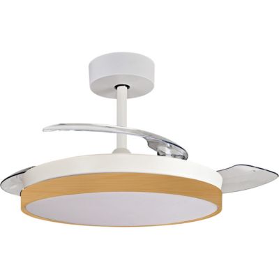 Ventilateur plafond + éclairage diamètre 91 cm Voltman
