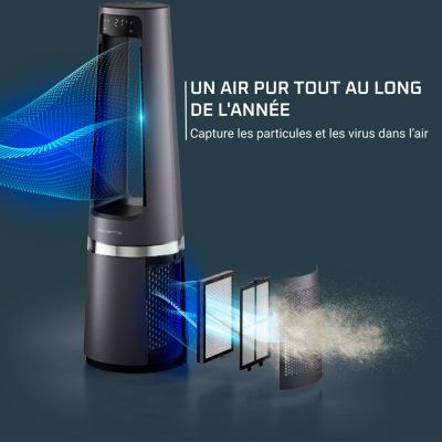 Ventilateur sans pales connecté Rowenta Eclipse 3-en-1 Connect