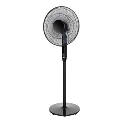 Ventilateur sur pied 3 vitesses 40 cm noir
