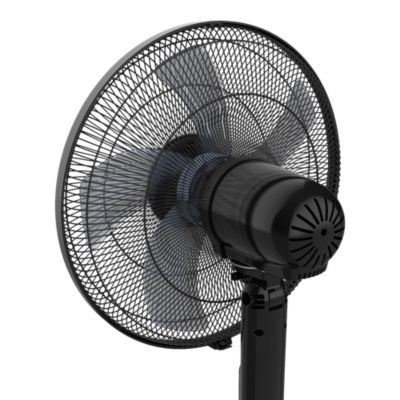 Ventilateur sur pied 3 vitesses 40 cm noir