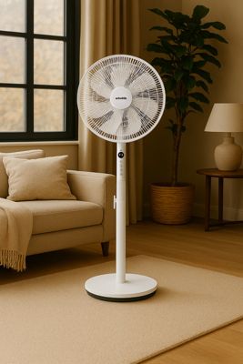Ventilateur sur pied 4 en 1 35 cm blanc Scholtès