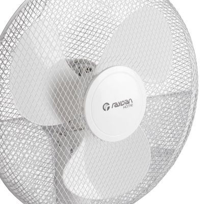 Ventilateur Sur Pied 40W 3 Vitesses White Confort Blanc Raydan Home