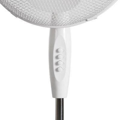 Ventilateur Sur Pied 40W 3 Vitesses White Confort Blanc Raydan Home