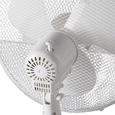 Ventilateur Sur Pied 40W 3 Vitesses White Confort Blanc Raydan Home