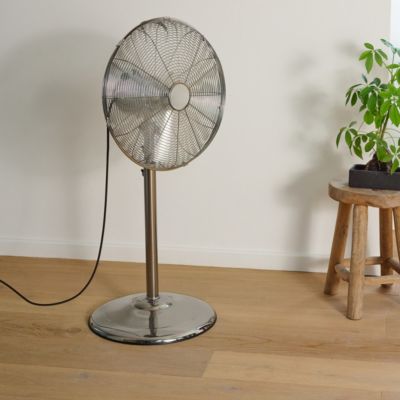 Ventilateur sur pied 45W métal chrome TX-16GA