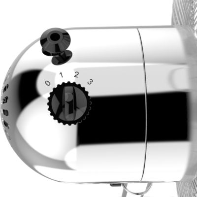 Ventilateur sur pied 45W métal chrome TX-16GA