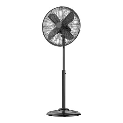 Ventilateur sur pied 45W métal noir TX-16GA