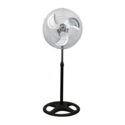 Ventilateur Sur Pied 75W 3 Vitesses Industriel Noir Raydan Home