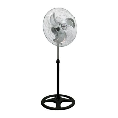 Ventilateur Sur Pied 75W 3 Vitesses Industriel Noir Raydan Home