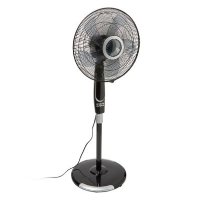 TROTEC Ventilateur Sur Pied TVE 17 S | Hauteur Réglable Entre 105 Et 122 Cm | Fonction D'oscillation Automatique à 80° | Ventilateur à 3 Vitesses | Puissance De 40 Watts