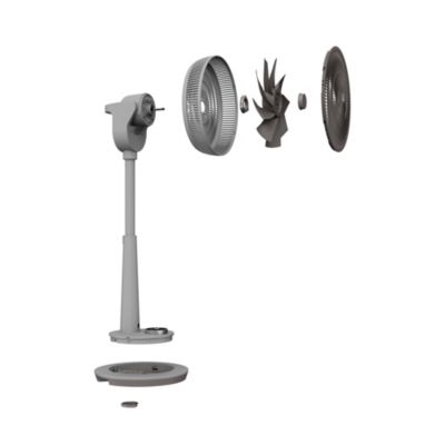Ventilateur sur pied gris Duux Whisper 2 Lite