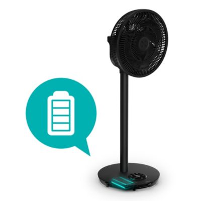 Ventilateur sur pied noir Duux Whisper Flex 2
