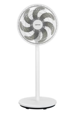 Ventilateur sur pied Optimea OVP-AR30B 3 vitesse couleur blanc avec oscillation jusqu'à 85°