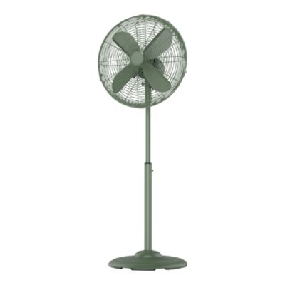 Ventilateur sur pied oscillant 3 vitesses vert ⌀450mm