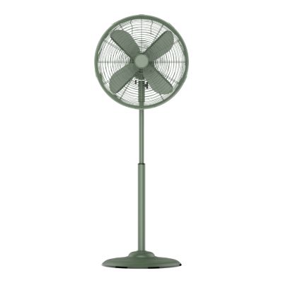 Ventilateur sur pied oscillant 3 vitesses vert ⌀450mm