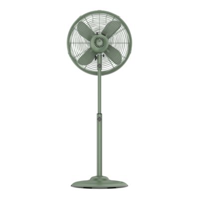 Ventilateur sur pied oscillant 3 vitesses vert ⌀450mm