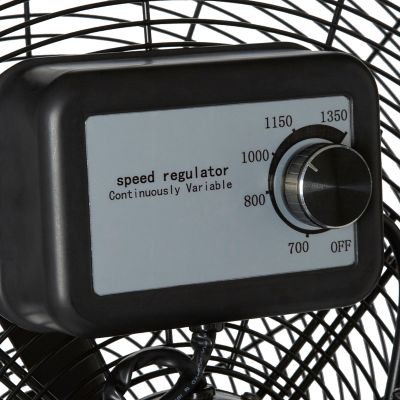 Ventilateur sur pied oscillant SFSI-600NW2 Blyss hauteur réglable noir