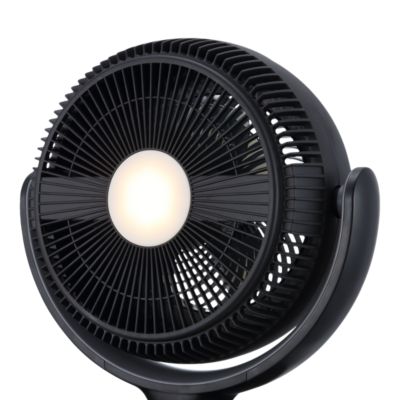 Ventilateur sur pied silencieux GoodHome Ø36,5 cm noir - 12 vitesses, télécommande et oscillation 3D
