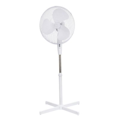 Ventilateur sur pied TX-1608B-2 oscillation à 90° hauteur réglable 3 vitesses blanc
