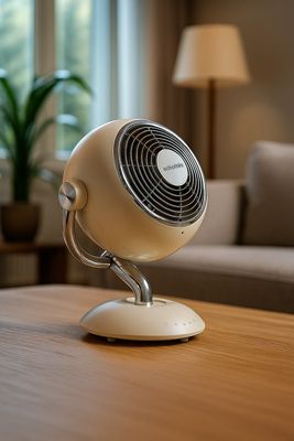 Ventilateur vintage digital 16 cm Scholtès