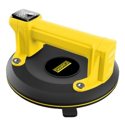 Ventouse avec pompe Outifrance jaune 1 poignée ø200 mm max.150 kg - batterie 3,7V 2Ah