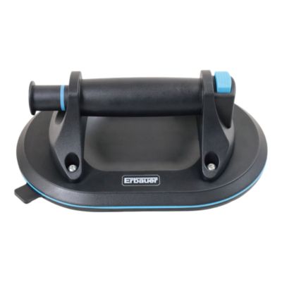 Ventouse de levage manuelle pompe à vide L. 21 cm/110 kg noir Erbauer