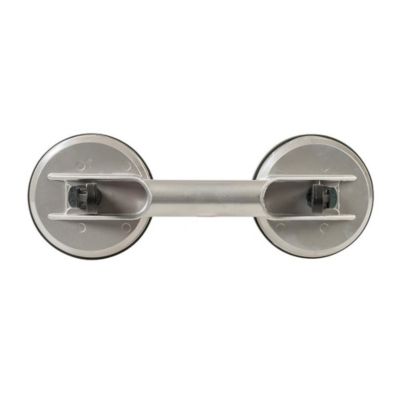 Ventouse en Aluminium Double 100 kg - Fixation Sécurisée et Pratique - Silverline