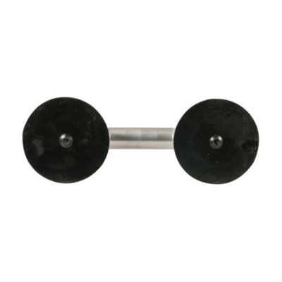 Ventouse en Aluminium Double 100 kg - Fixation Sécurisée et Pratique - Silverline