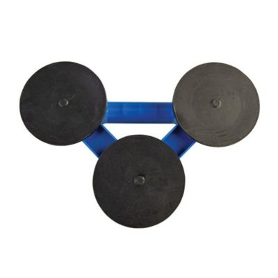 Ventouse Triple 100 kg - Support de Levage Sécurisé - Idéal pour Transporter des Charges Lourdes - Silverline