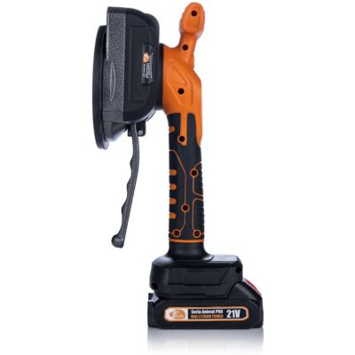 Ventouse Vibrante Sans Fil OM21V - 21V, 800W, 120 kg, Batterie Lithium, Pose Précise Carrelage, Mallette Incluse