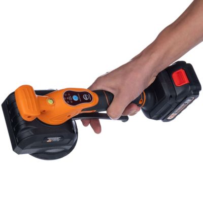 Ventouse Vibrante Sans Fil OM21V - 21V, 800W, 120 kg, Batterie Lithium, Pose Précise Carrelage, Mallette Incluse