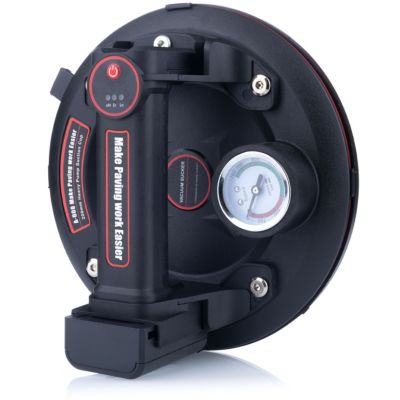 Ventouse à Vide Électrique 200 mm - Batterie Li-Ion 3,6 V, 200 kg, Manomètre Intégré, Pour Carrelage - Verre
