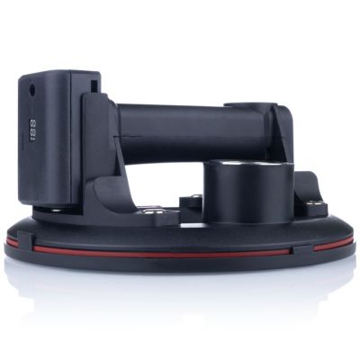 Ventouse à Vide Électrique 200 mm - Batterie Li-Ion 3,6 V, 200 kg, Manomètre Intégré, Pour Carrelage - Verre