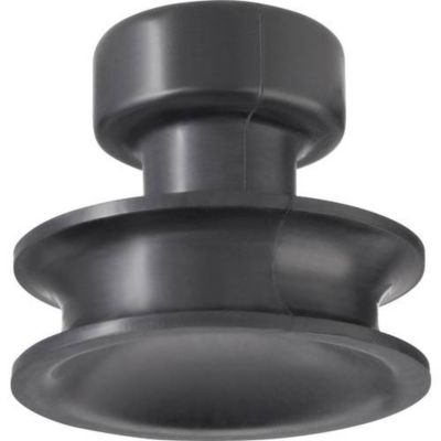 Ventouses caoutchouc 40 mm - Charge 3 kg, lot de 4, noires