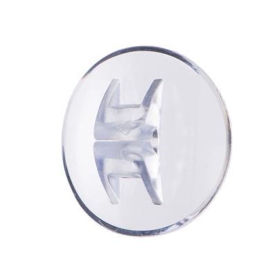 Ventouses transparente en plastique Fix petite ø3,2 cm (x 15)