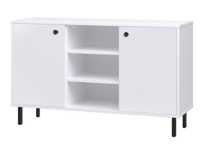 Venus commode à deux portes blanc loft 1