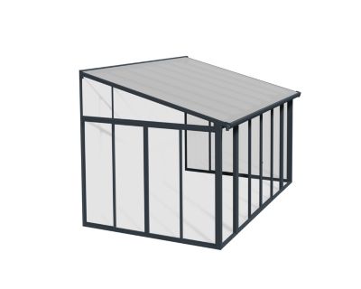 Véranda adossée Canopia SanRemo 2.77 x 4.25m Gris anthracite
