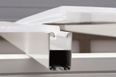 Véranda adossée Canopia SanRemo 3.67 x 4.25m Blanche
