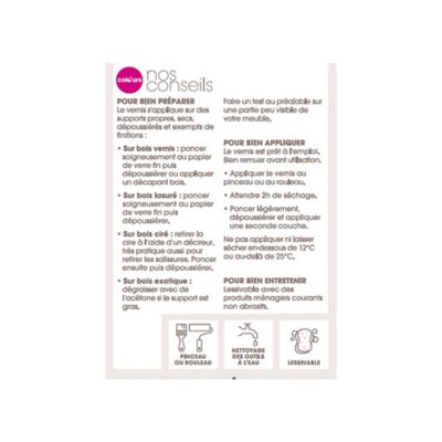 Vernis acajou satin 500ml Colours