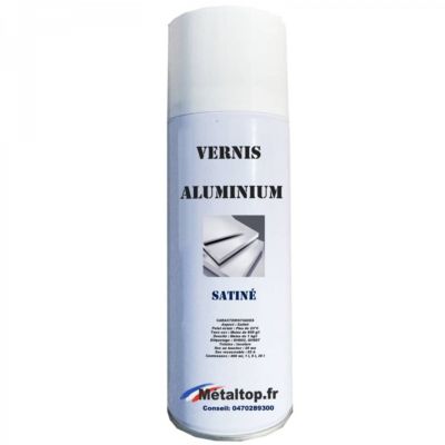 Vernis Aluminium - Metaltop - Incolore - Bombe 400mL