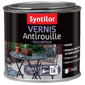 Vernis antirouille tous métaux inolore Syntilor 125 ml
