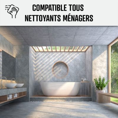Vernis bi composant béton ciré - HAUTE RESISTANCE - HIGHPROTECT  - 10 m² - ARCANE INDUSTRIES
