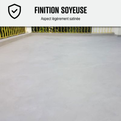 Vernis bi composant béton ciré - HAUTE RESISTANCE - HIGHPROTECT  - 10 m² - ARCANE INDUSTRIES