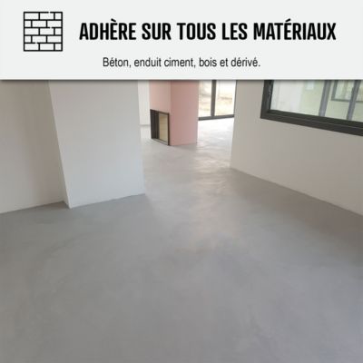 Vernis bi composant béton ciré - HAUTE RESISTANCE - HIGHPROTECT  - 2 m² - ARCANE INDUSTRIES