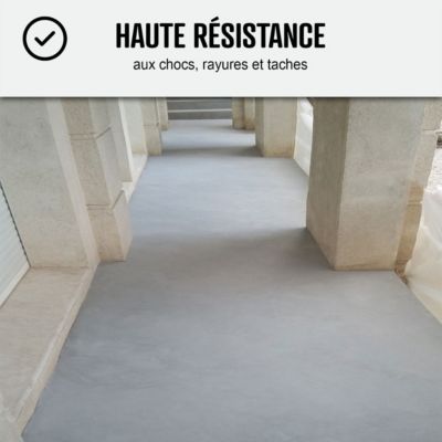 Vernis bi composant béton ciré - HAUTE RESISTANCE - HIGHPROTECT  - 50 m² - ARCANE INDUSTRIES